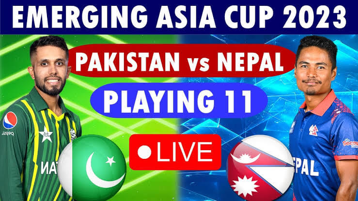 Pak vs nepal live score