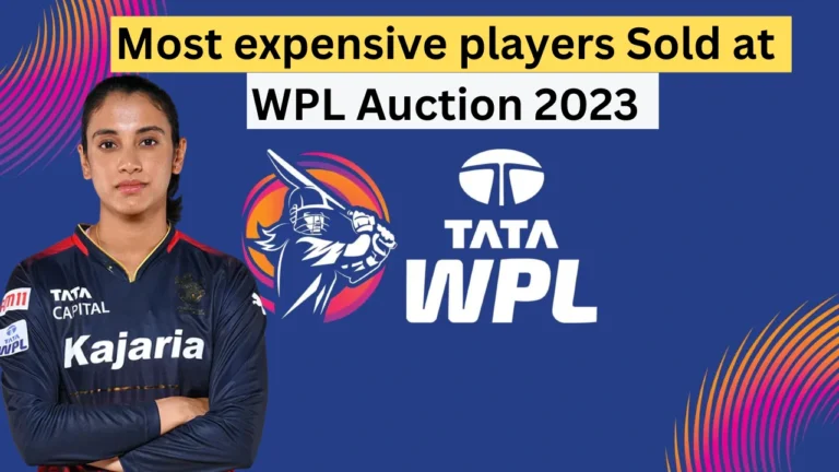 Most expensive players Sold at WPL Auction 2023: